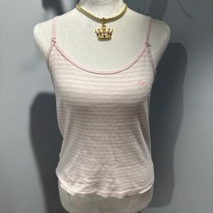Vs Pink Striped Camisole